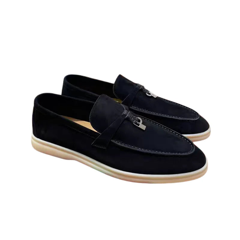 25 Hot Selling High-Grade Sheepskin Wear-Resistant Casual Loafer shoes Couple's Loafers Customizable Colors top quality A040224