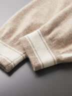 Yoyoselect Men 100% Cashmere Sweater Suit O Neck Pullover Casual Pants Luxury Soft Knitwear Autumn Winter Thick Warm Clothing
