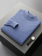 Addonee Men's Cashmere Sweater 100% Merino Wool Pullover Soft Warm O-Neck  Knitwear Quality Casual Smart Jumpers Tops Clothing