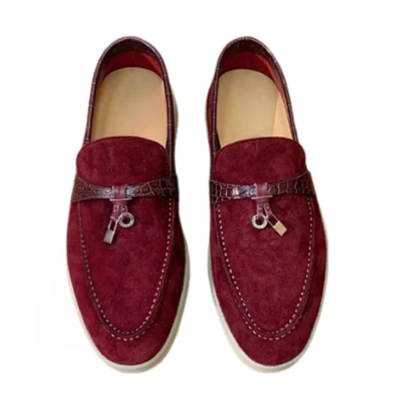 25 Hot Selling High-Grade Sheepskin Wear-Resistant Casual Loafer shoes Couple's Loafers Customizable Colors top quality A040224