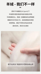 Men's 100% pure cashmere pullover casual solid color knitted sweater loose round neck Tops thick and warm Jumper