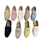 25 Hot Selling High-Grade Sheepskin Wear-Resistant Casual Loafer shoes Couple's Loafers Customizable Colors top quality A040224