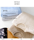 Winter Thick Warm Jacquard Cashmere Round Neck Sweater Men's Slim Fashion Pullover Knitted Wool Bottoming Shirt