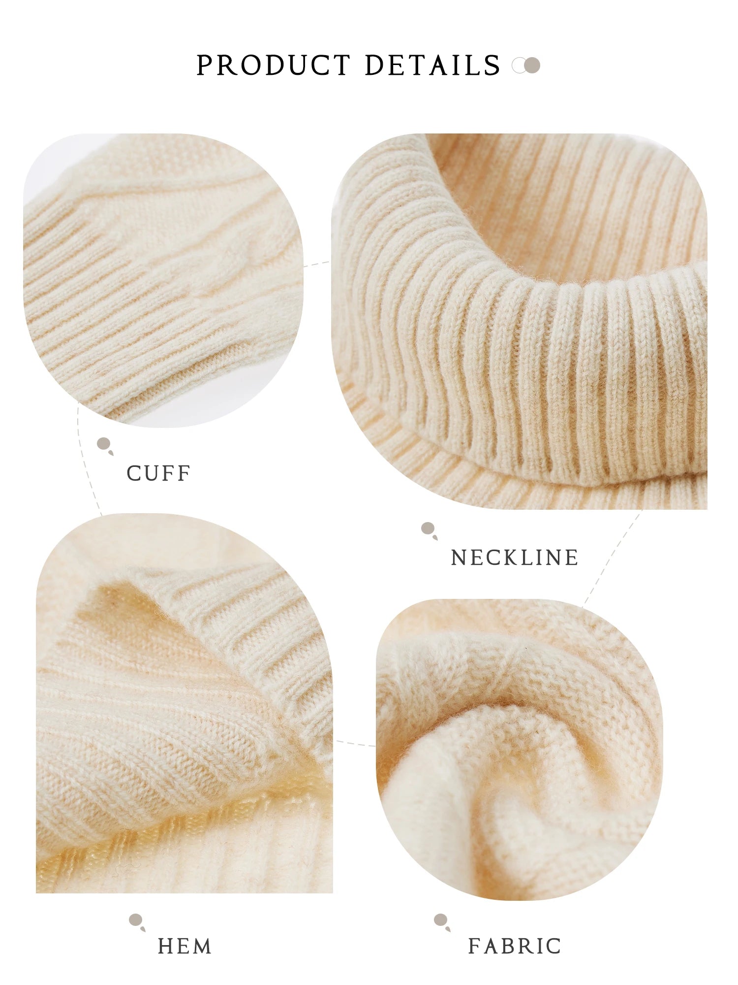 Cashmere Sweater Women Knitted Sweaters 100% Merino Wool Turtleneck Long-Sleeve Knit Pullover 2022 Winter Autumn Jumper Clothing