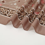 110*110cm Satin Square Scarf Women Big Size Shawl Ink Wash Style Luxury Design Scarf Floral Printed Handkerchief Damask Hijab