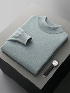 Addonee Men's Cashmere Sweater 100% Merino Wool Pullover Soft Warm O-Neck  Knitwear Quality Casual Smart Jumpers Tops Clothing
