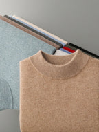 Addonee Men's Cashmere Sweater 100% Merino Wool Pullover Soft Warm O-Neck  Knitwear Quality Casual Smart Jumpers Tops Clothing