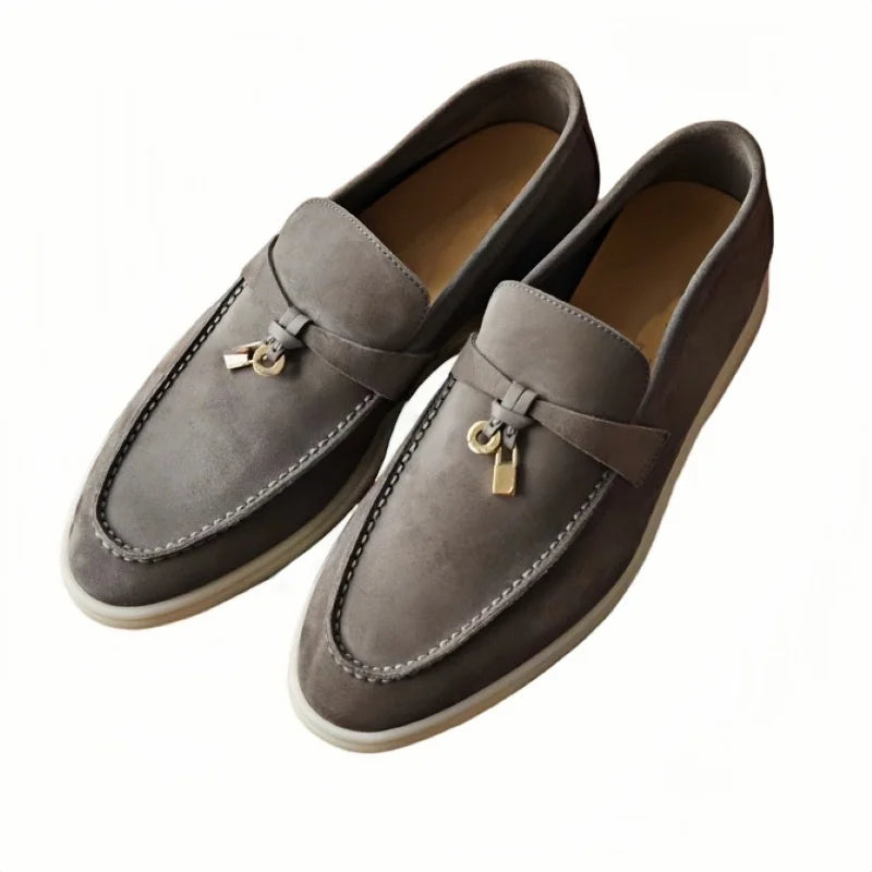 25 Hot Selling High-Grade Sheepskin Wear-Resistant Casual Loafer shoes Couple's Loafers Customizable Colors top quality A040224