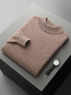 Addonee Men's Cashmere Sweater 100% Merino Wool Pullover Soft Warm O-Neck  Knitwear Quality Casual Smart Jumpers Tops Clothing