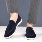 Men's British loafers retro casual one foot casual versatile lazy shoes