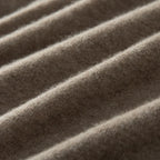 100% Pure Goat Cashmere Men's Crewneck Pullover Sweater Basic Half Sleeve Sweater Solid Color Business Casual Men's Top