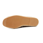 Men's Jute Espadrilles Slip on Loafers Cow Suede Leather Casual Shoes
