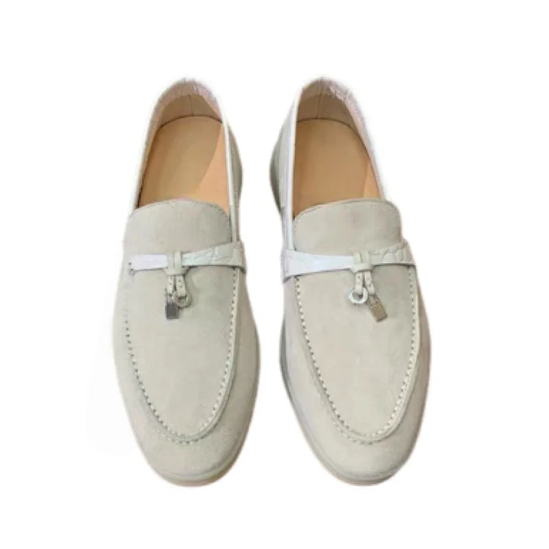 25 Hot Selling High-Grade Sheepskin Wear-Resistant Casual Loafer shoes Couple's Loafers Customizable Colors top quality A040224
