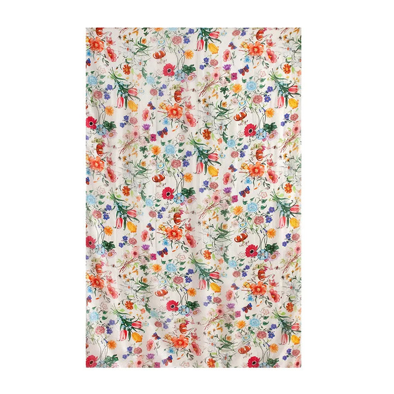 Spring and summer long strip 100% mulberry silk scarf blue silk scarf high literary sense sun protection large shawl thin