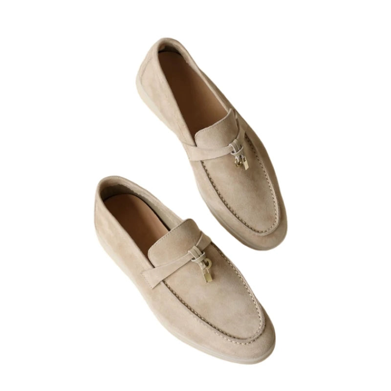 25 Hot Selling High-Grade Sheepskin Wear-Resistant Casual Loafer shoes Couple's Loafers Customizable Colors top quality A040224