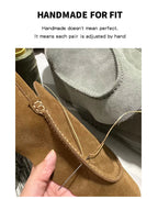 25 Hot Selling High-Grade Sheepskin Wear-Resistant Casual Loafer shoes Couple's Loafers Customizable Colors top quality A040224