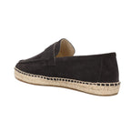 Men's Jute Espadrilles Slip on Loafers Cow Suede Leather Casual Shoes