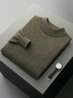 Addonee Men's Cashmere Sweater 100% Merino Wool Pullover Soft Warm O-Neck  Knitwear Quality Casual Smart Jumpers Tops Clothing