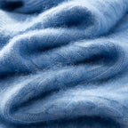 Men's 100% Pure Cashmere Pullover Thickened Warm Zipper Sweater High Collar Loose Top Business Leisure Solid Knitted