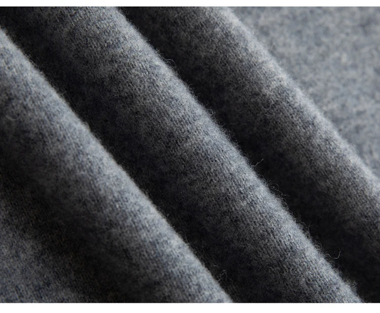 100% Merino wool men's lapel short sleeved sweater T-shirt new knitted casual business men's pullover sweater wool T-shirt summe